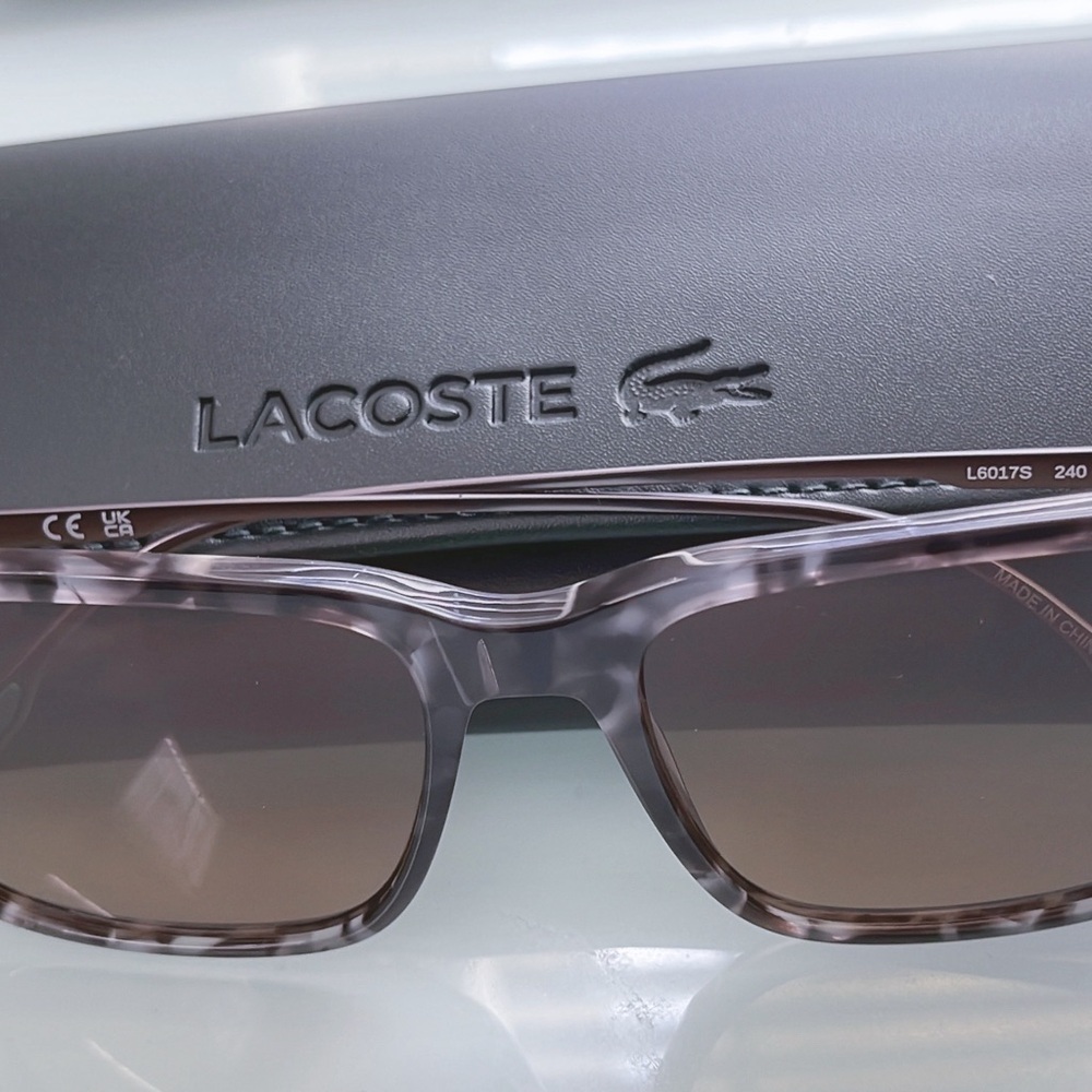 Lacoste Men's Sunglasses in Gray and Brown